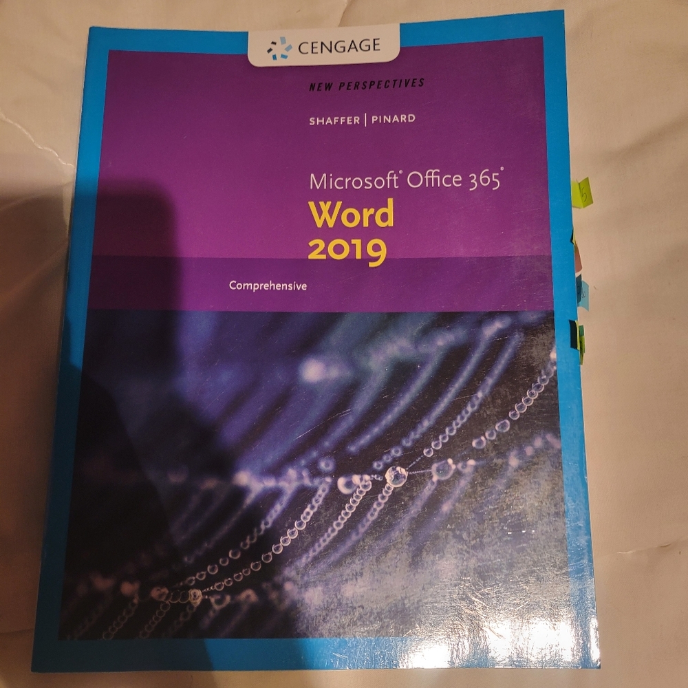 Microsoft Office 365 Word 2019 Comprehensive Book